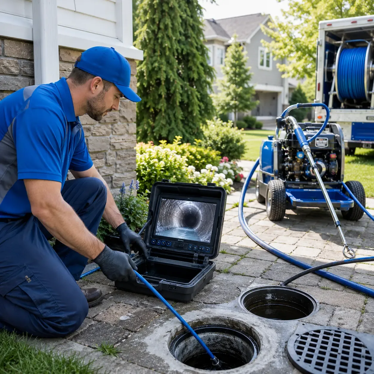 Outdoor drain cleaning professionals serving Ellston, IA
